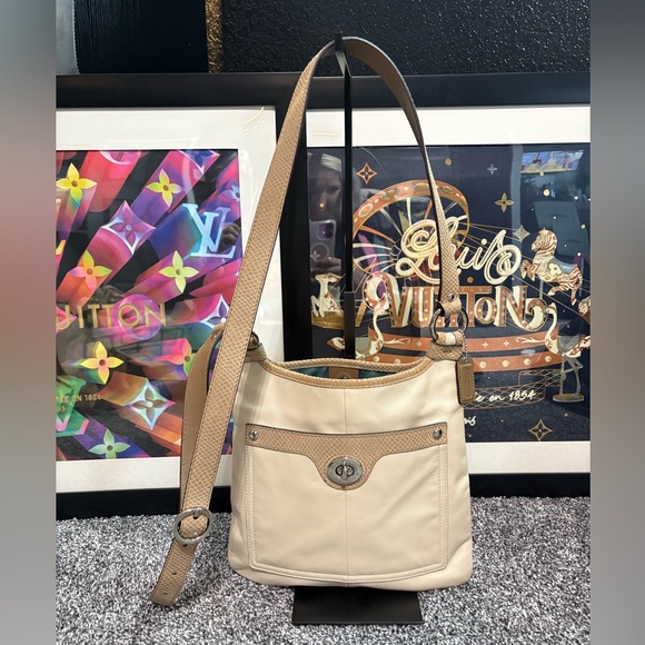 Coach Tan Crossbody Bag with Adjustable Strap - Picture 10 of 13